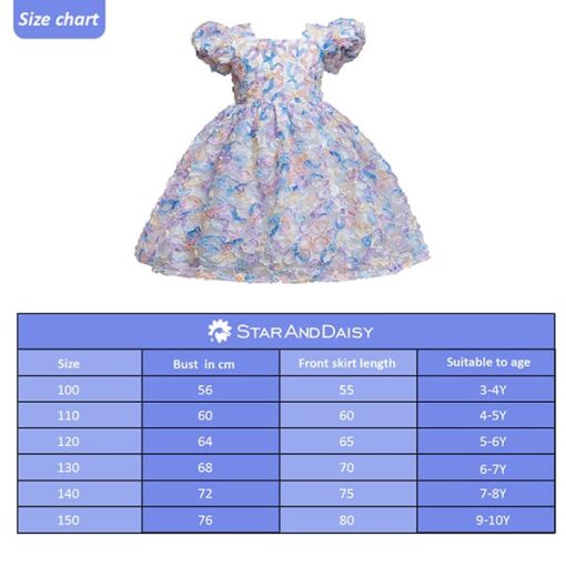 StarAndDaisy Girls Party Dresses Premium Serires (purple| 999) - Image 3