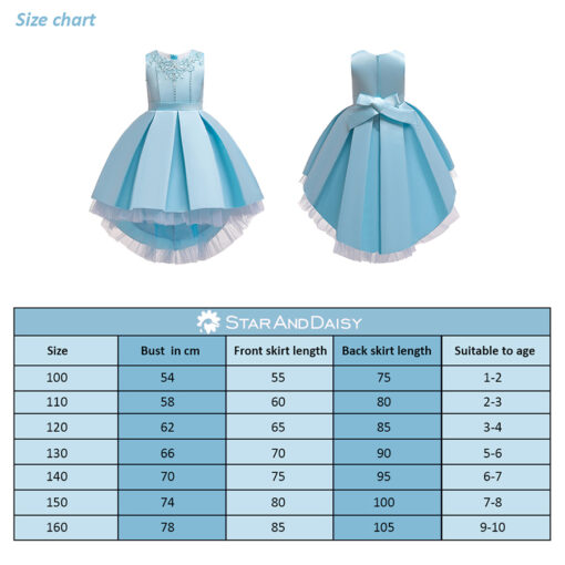 StarAndDaisy Girls Party Dresses Premium Serires (Blue| 186) - Image 6