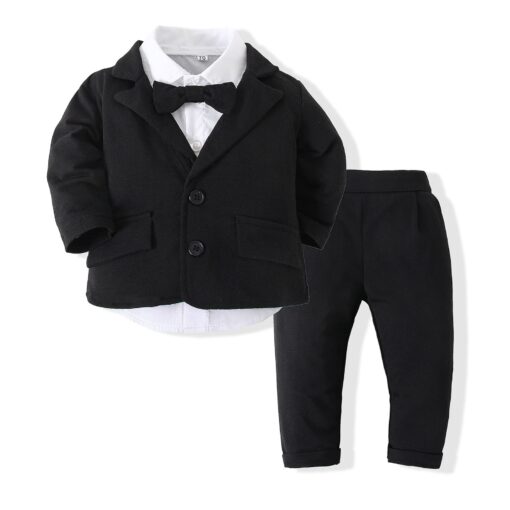 StarAndDaisy Boys Party Dresses Premium Serires (Black & White | tz802) - Image 3