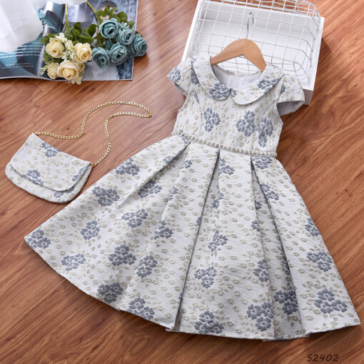 StarAndDaisy Girls Party Dresses Premium Serires (Blue| S2402) - Image 3