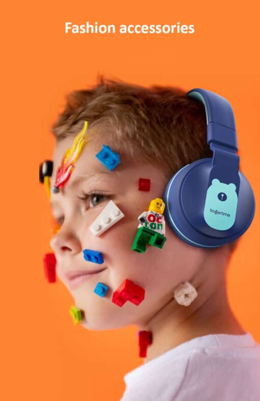 StarAndDaisy FingerTime Unique Hands Free 3.5mm Jack/Two port wired  kids bluetooth headphone (Pink) - Image 2