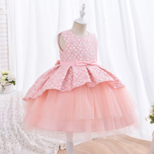 StarAndDaisy Girls Party Dresses Premium Serires (Light pink| B14-1025) - Image 4