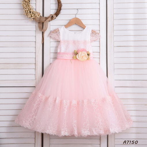 StarAndDaisy Girls Party Dresses Premium Serires (Rose pink| A7150) - Image 2