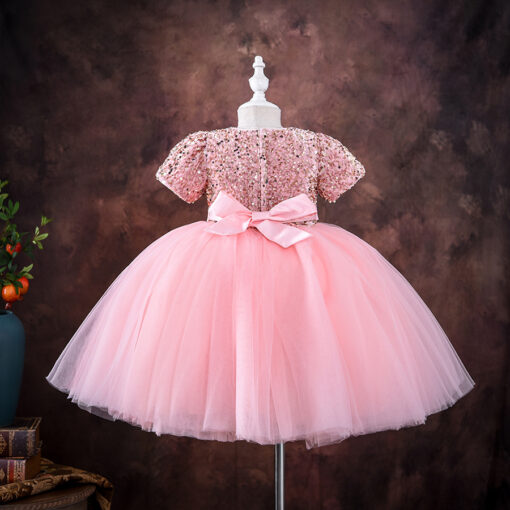 StarAndDaisy Girls Party Dresses Premium Serires (pink| DS0816) - Image 2