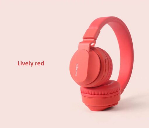 StarAndDaisy Rome Kids Safe Noise Control Bluetooth Headphones that can be used in wireless (Bluetooth) and wired modes (3.5mm auxiliary jack cable) Lively Red - Image 7