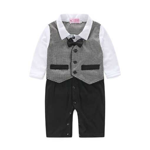 StarAndDaisy Boys Party Dresses Premium Serires (White & Black| HY154) - Image 5