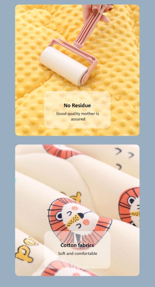 StarAndDaisy Baby Breathable Blanket with Teddy Bear print (yellow) - Image 4