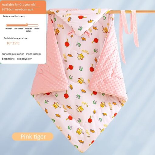 StarAndDaisy Baby Breathable Blanket with Teddy Bear print (yellow) - Image 10