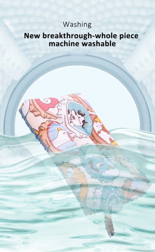 StarAndDaisy Baby Cotton Pillow with Animal print white. - Image 7