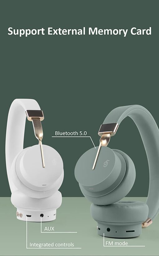 StarAndDaisy Denver High Quality Wireless Bluetooth Noise Cancelling Stereo Headset Comfortable Over-ear Headphone (Classic Black) - Image 8