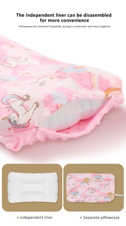 StarAndDaisy Baby Cotton Pillow with Animal print white. - Image 8