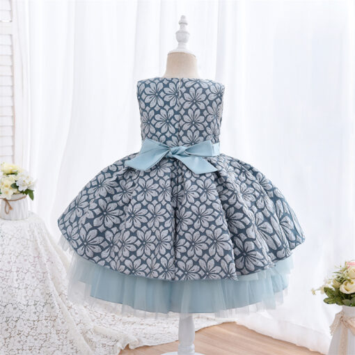 StarAndDaisy Girls Party Dresses Premium Serires (Blue| B14-1025) - Image 2