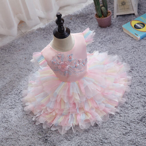 StarAndDaisy Girls Party Dresses Premium Serires (pink| 896) - Image 2
