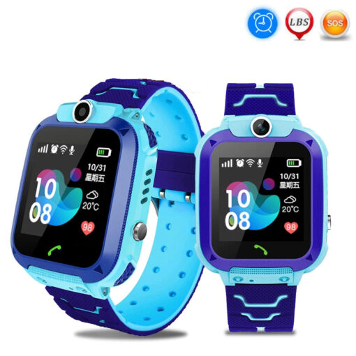 StarAndDaisy Kids Waterproof Smart Watch, AGPS Tracker Phone SOS Anti-Lost Alarm Sim Card Slot Touch Screen Voice Chat Smartwatch for Children Girls Boys (Blue) - Image 30