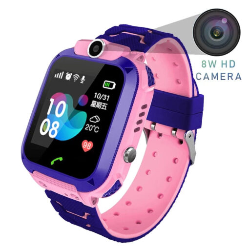 StarAndDaisy Kids Waterproof Smart Watch, AGPS Tracker Phone SOS Anti-Lost Alarm Sim Card Slot Touch Screen Voice Chat Smartwatch for Children Girls Boys (Blue) - Image 33
