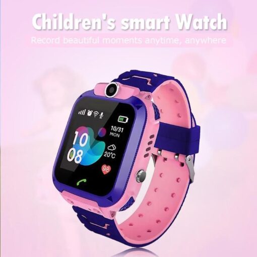 StarAndDaisy Kids Waterproof Smart Watch, AGPS Tracker Phone SOS Anti-Lost Alarm Sim Card Slot Touch Screen Voice Chat Smartwatch for Children Girls Boys (Blue) - Image 20
