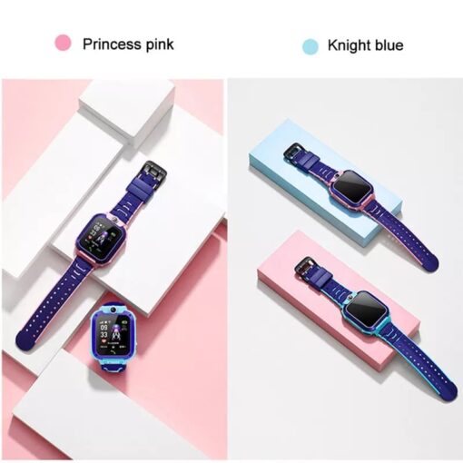 StarAndDaisy Kids Waterproof Smart Watch, AGPS Tracker Phone SOS Anti-Lost Alarm Sim Card Slot Touch Screen Voice Chat Smartwatch for Children Girls Boys (Blue) - Image 2