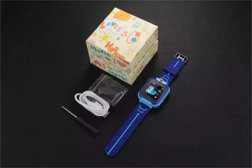 StarAndDaisy Kids Waterproof Smart Watch, AGPS Tracker Phone SOS Anti-Lost Alarm Sim Card Slot Touch Screen Voice Chat Smartwatch for Children Girls Boys (Blue) - Image 18