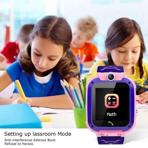 StarAndDaisy Kids Waterproof Smart Watch, AGPS Tracker Phone SOS Anti-Lost Alarm Sim Card Slot Touch Screen Voice Chat Smartwatch for Children Girls Boys (Blue) - Image 24
