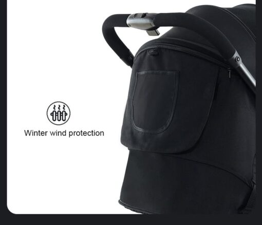 StarAndDaisy Premium Ultra-max Baby Stroller with Five-point Seat Belt & Anti-Shock Absorbers (Graffti Black) - Image 16