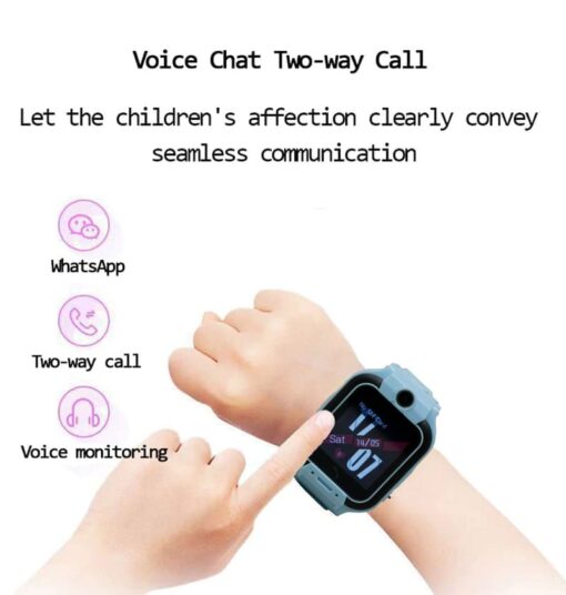 StarAndDaisy Kids Smart Watch Waterproof, AGPS Tracker Phone SOS Anti-Lost Alarm Sim Card Slot Touch Screen Voice Chat Smartwatch for Children Girls Boys - Image 14