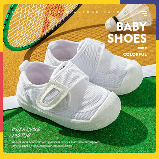 Kids Summer White Casual Shoes For Toddlers Flats Kid Girls Boys Orthopedic Sandals Barefoot Shoes Sports Sneakers (White | 3011) - Image 5