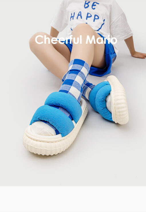 Kids Summer White Casual Shoes For Toddlers Flats Kid Girls Boys Orthopedic Sandals Barefoot Shoes Sports Sneakers (Dark Green | 8083) - Image 4