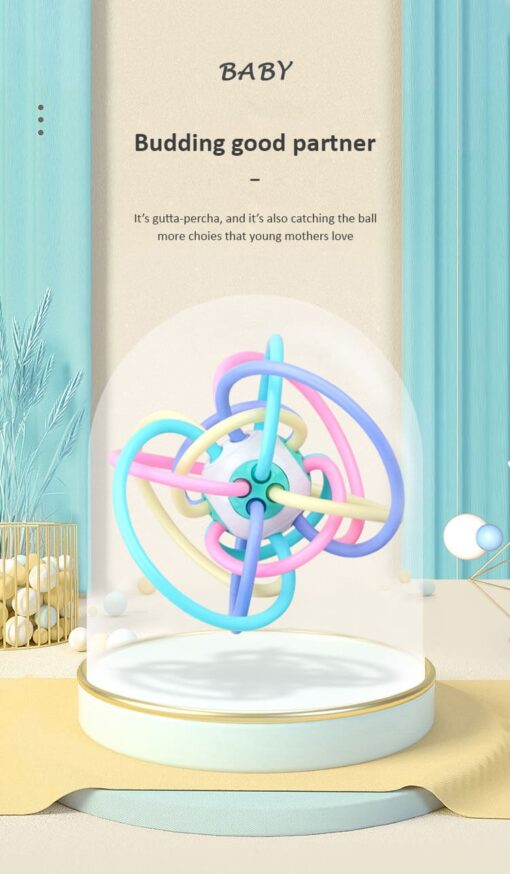 StarAndDaisy Silicone Baby Teether Ball For Age Upto 0-3 Years Kids - Image 14