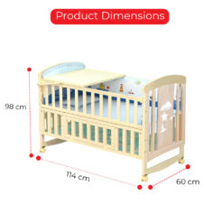Best Baby Cot Cum Junior Bed - Pinewood Baby Bed Crib - Junior Bed