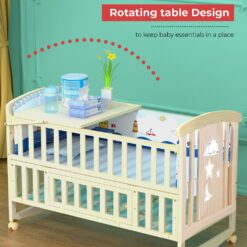 Best Baby Cot Cum Junior Bed - Pinewood Baby Bed Crib - Junior Bed