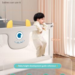 Transparent and Foldable Bed Guard for Easy Storage