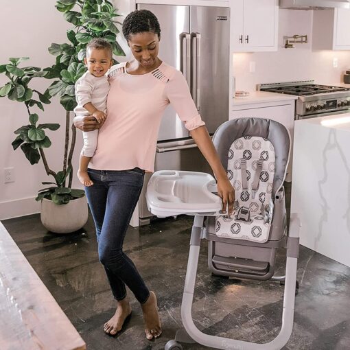 Ingenuity 4-in-1 Smart Serve High Chair With Detachable Tray High Chair, Toddler Chair, And Booster (Grey) - Image 6