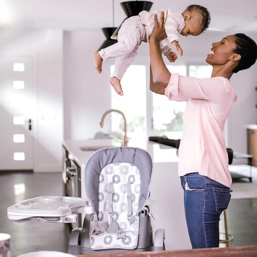 Ingenuity 4-in-1 Smart Serve High Chair With Detachable Tray High Chair, Toddler Chair, And Booster (Grey) - Image 7