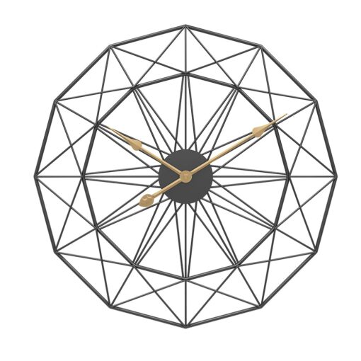 SND Designer Wall Clock, Spider Net Design Wall Clock for Living Room, Bedroom, Kitchen - Black, 60 cm - Image 7