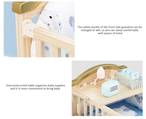 Baby Crib Bed Oval Multi-function - Baby Crib Bed Oval - Baby Crib Bed