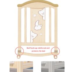 Baby Cot Cum Junior Bed Online - Best Super Comfy European Pinewood