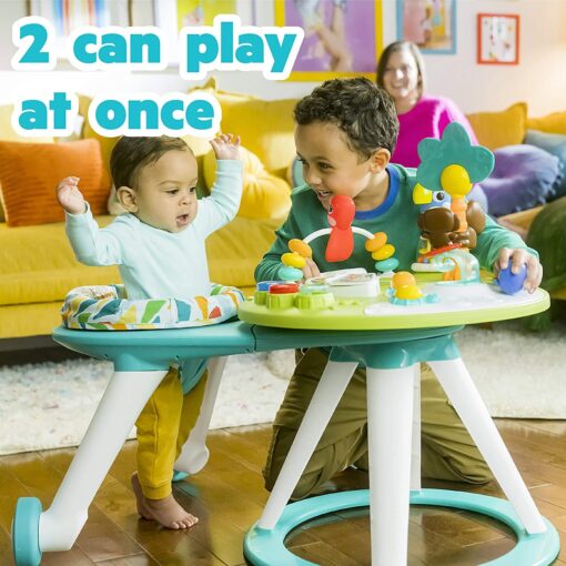 Bright Starts 2-in-1 Walk-Around Activity Centre and Play Table - Walker with Music, Lights and Interactive Toys - Image 4