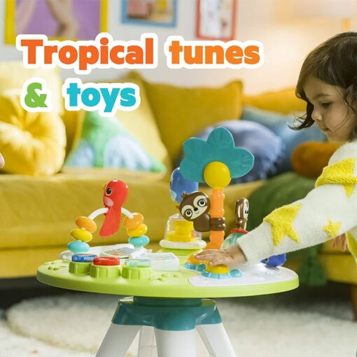 Bright Starts 2-in-1 Walk-Around Activity Centre and Play Table - Walker with Music, Lights and Interactive Toys - Image 6