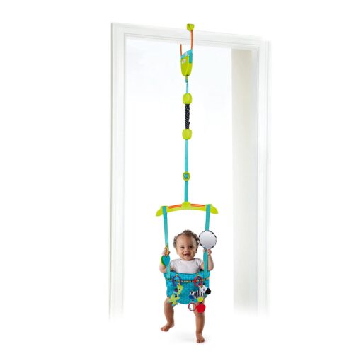 Bright Starts Bounce 'N Spring Deluxe Door Jumper, Blue - Image 4