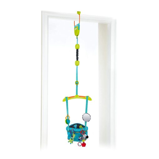 Bright Starts Bounce 'N Spring Deluxe Door Jumper, Blue - Image 3