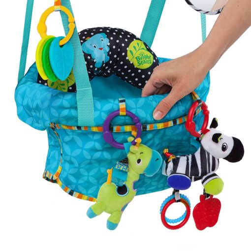 Bright Starts Bounce 'N Spring Deluxe Door Jumper, Blue - Image 8