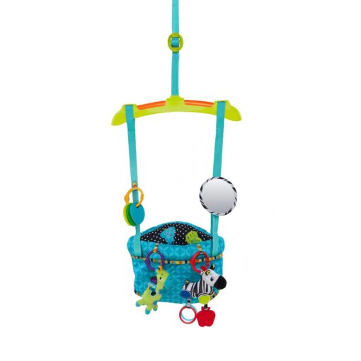 Bright Starts Bounce 'N Spring Deluxe Door Jumper, Blue - Image 5