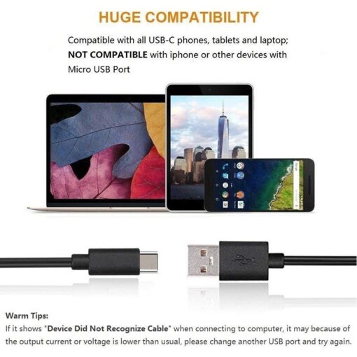 Yugao X-51 USB Cable Spring Extension Landline Charger Cord For iPhone XS 8 7 6 USB Type C Micro USB Data Fast Charging Mobile Phone Cable (Blank) - Image 5