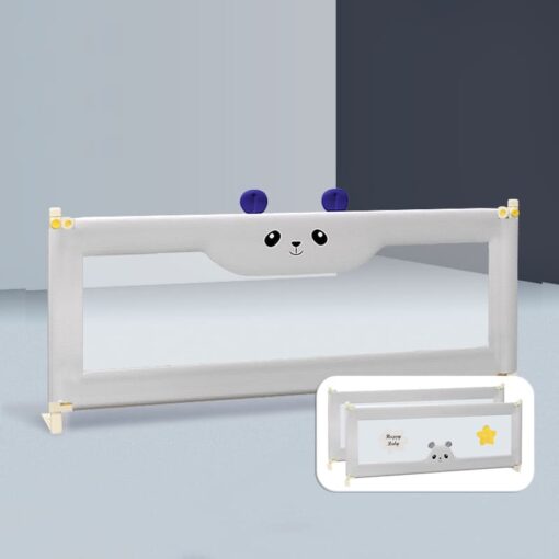 StarAndDaisy Premium Heightened Bed Guardrail- With Lift, Snap Design, Seamless connection with mattress for newborn till 12 years (Premium | Pack Of 2 | 1.5m)