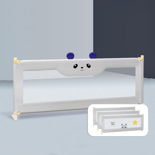 StarAndDaisy Premium Heightened Bed Guardrail- With Lift, Snap Design, Seamless connection with mattress for newborn till 12 years (Premium | Pack Of 3 | 1.5m)