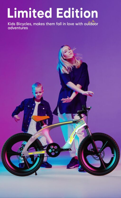 StarAndDaisy Skillmax 20 inch Kids Bicycle with 6 Gearshift, Ultra-light Magnesium Alloy, Dual Disc Brakes for Boys and Girls - Blue - Image 8