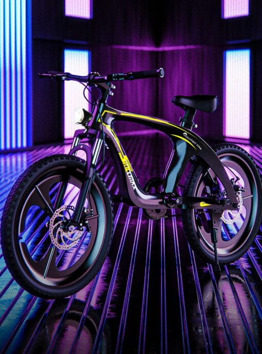 StarAndDaisy Skillmax 20 inch Kids Bicycle with 6 Gearshift, Ultra-light Magnesium Alloy, Dual Disc Brakes for Boys and Girls - Blue - Image 12