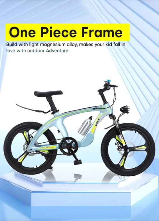 StarAndDaisy Skillmax 20 inch Kids Bicycle with 6 Gearshift, Ultra-light Magnesium Alloy, Dual Disc Brakes for Boys and Girls - Blue - Image 13