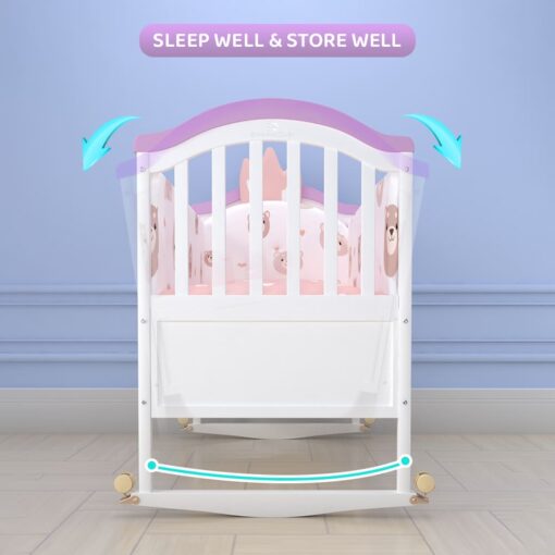 Baby Wooden Cot Bed