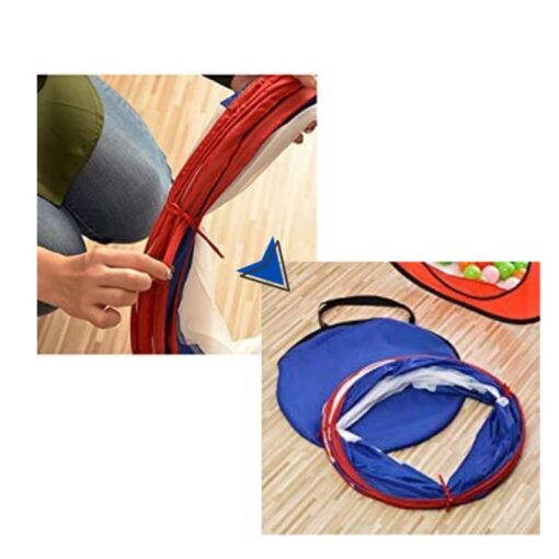 Tunnel Tent for Kids, Foldable Indoor Outdoor Tunnel for Toddlers, 6 Feet Long Tunnel Tent for Kids, Girls and Boys, Pop-Up Activity Toys (Single Tunnel - Blue) - Image 5